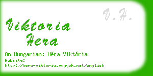 viktoria hera business card