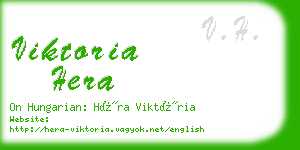 viktoria hera business card